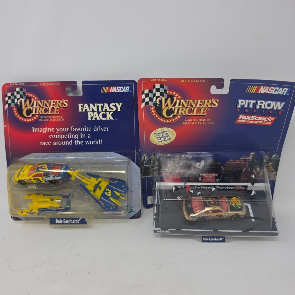 Dale Earnhardt Winner's Circle Fantasy Pack & Pit Row Series Diecast Set 1:64
